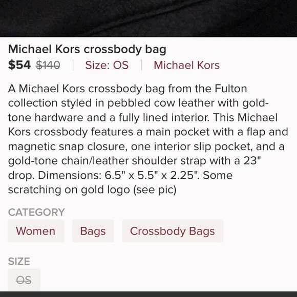 Michael Kors crossbody bag - Picture 8 of 8